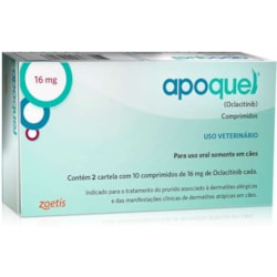 Apoquel Zoetis Dermatológico para Cães com 20 Comprimidos