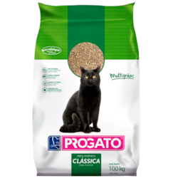 Areia Clássica Perfumada Multigrãos Progato para Gatos 10kg