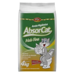 Areia Higiênica Absorcat Mais Fina Colosso