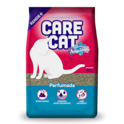 Areia Higiênica Carecat Perfumada para Gatos