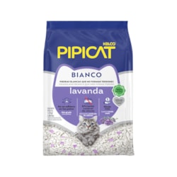 Areia Higiênica Pipicat Bianco Lavanda 1,8kg
