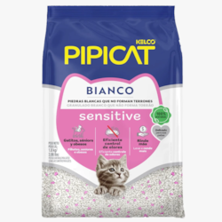 Areia Higiênica Pipicat Bianco Sensitive 1,8kg