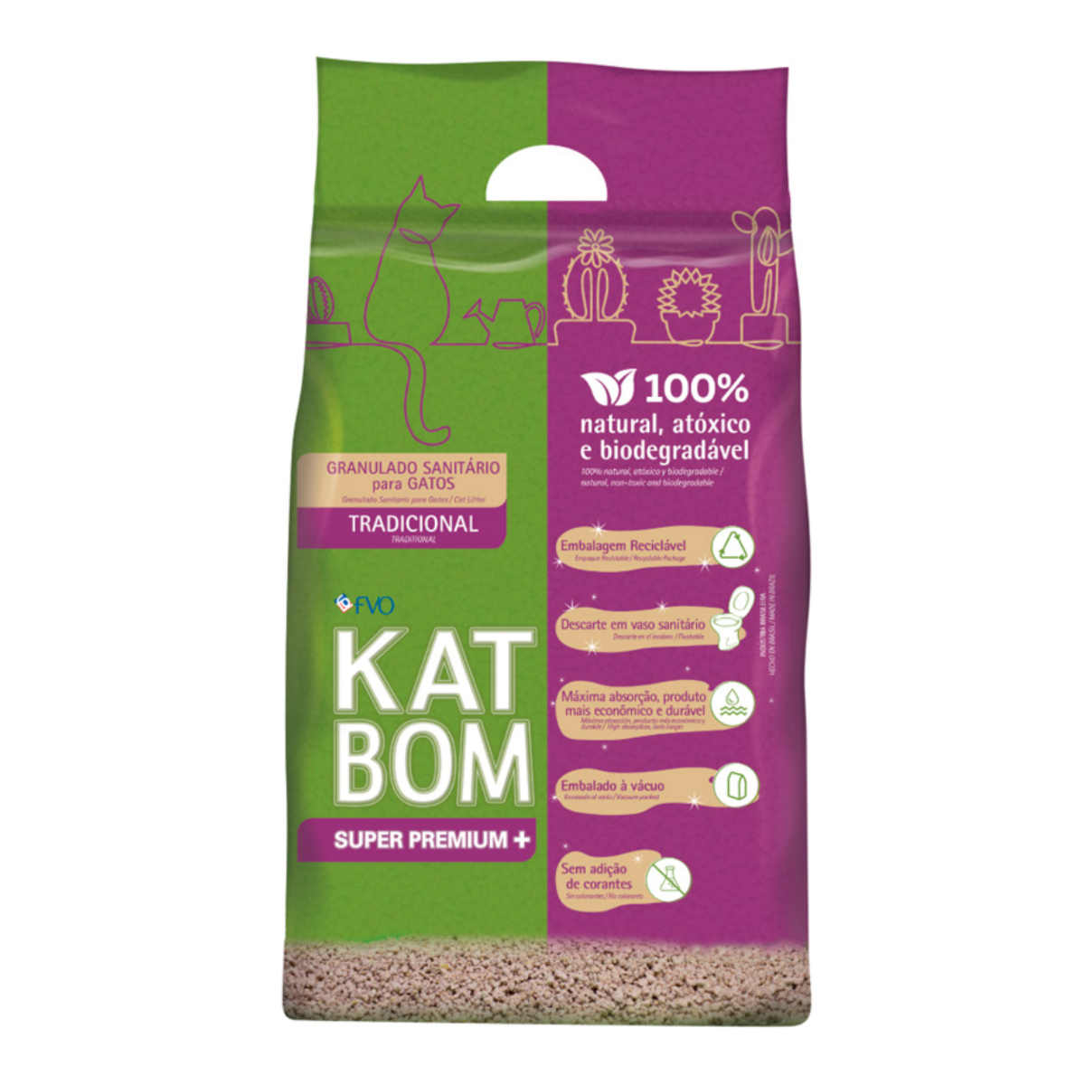 Areia Katbom Tradicional para Gatos