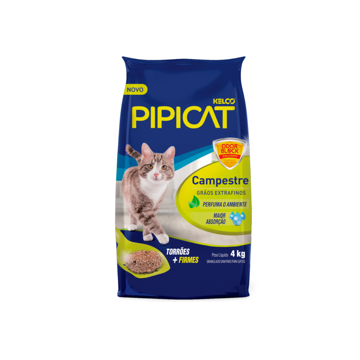 Areia Pipicat Perfumada Campestre para Gatos