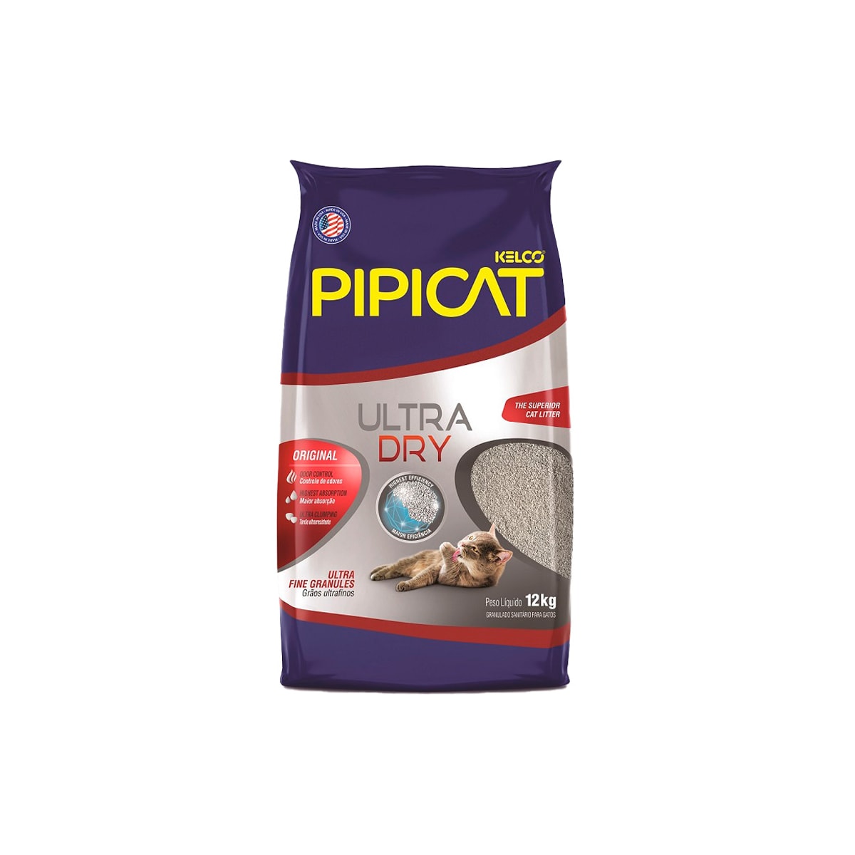 Areia Pipicat Ultra Dry para Gatos