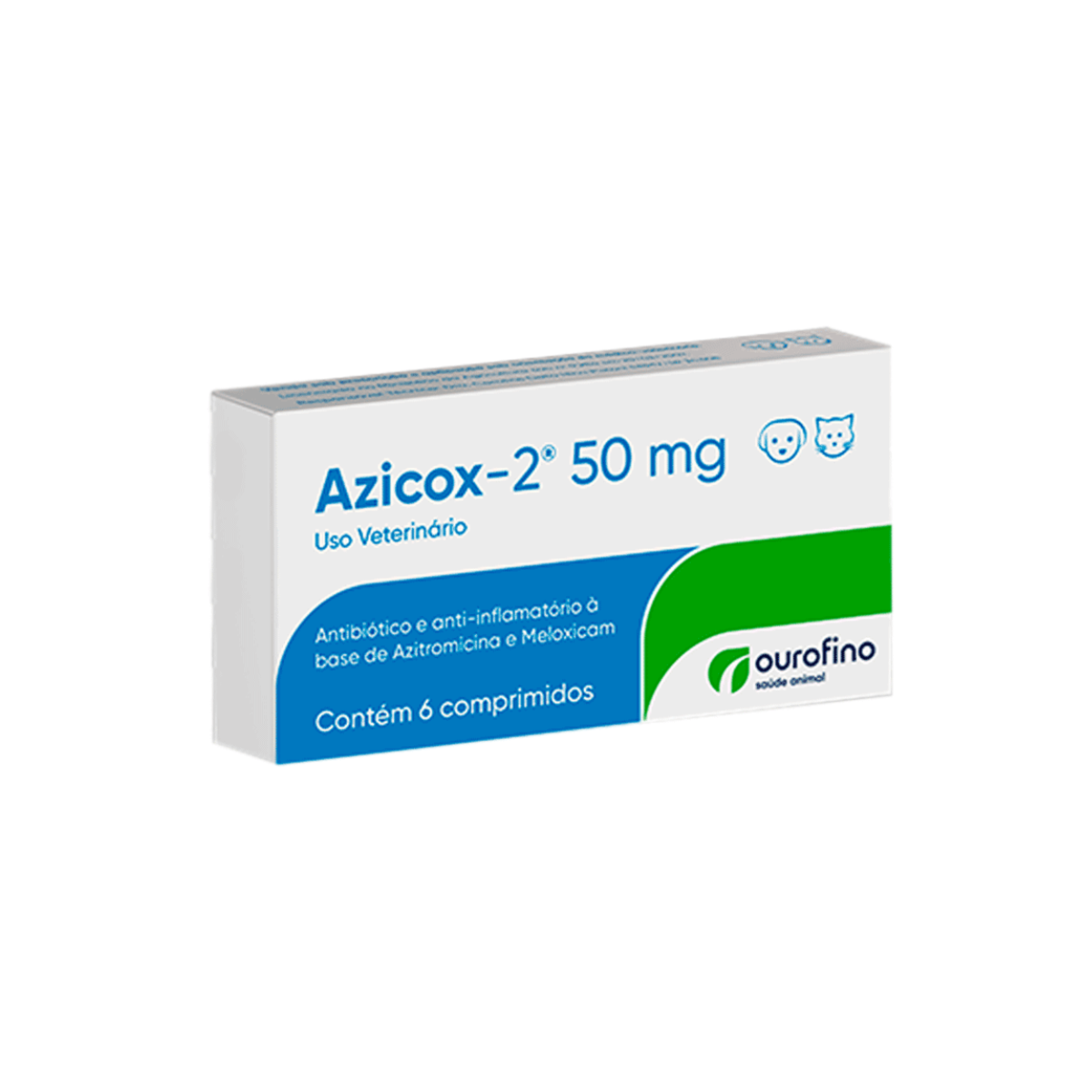 Azicox 2 50mg Ourofino 6 Comprimidos