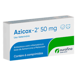 Azicox 2 50mg Ourofino 6 Comprimidos