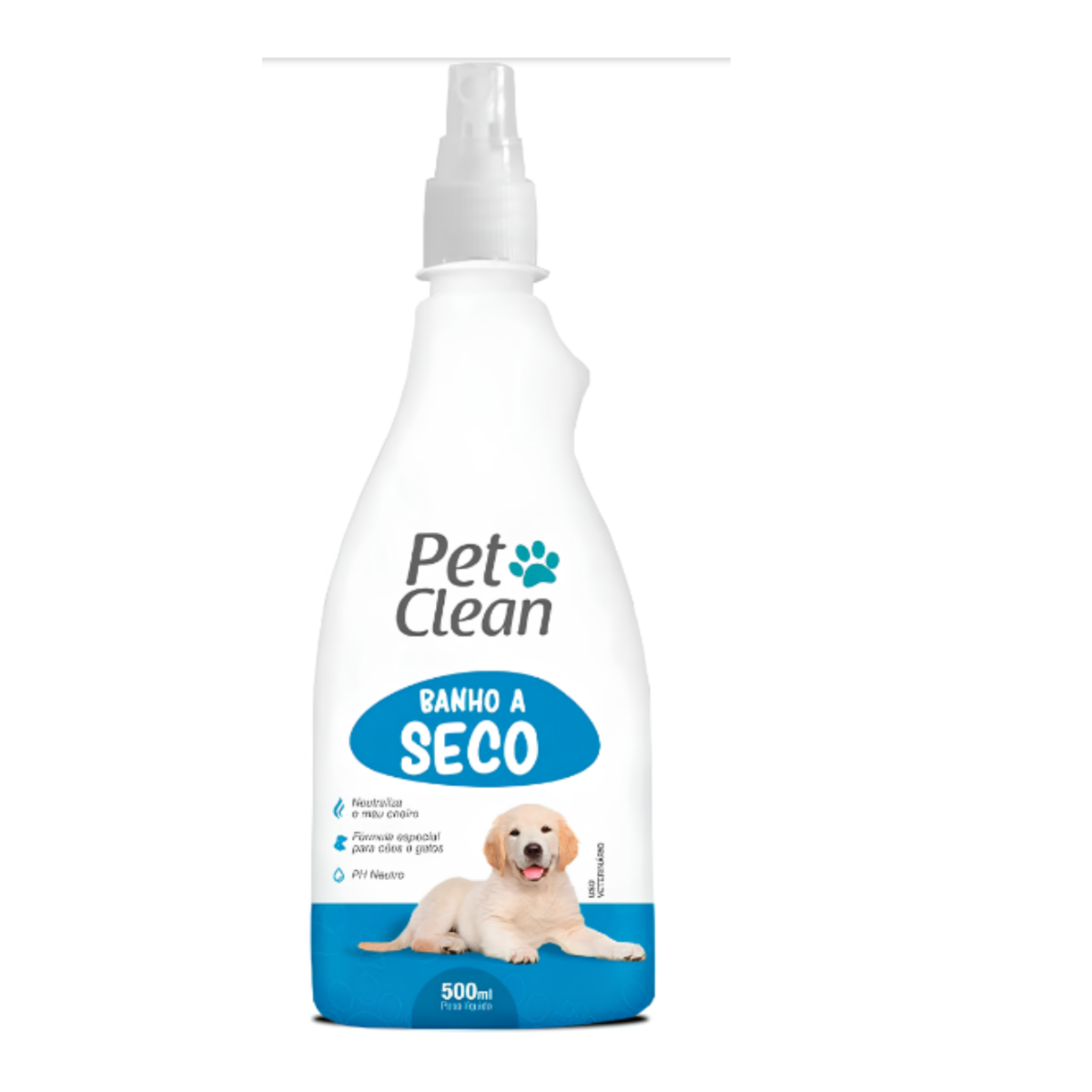 Banho a Seco Pet Clean para Cães e Gatos 500ml