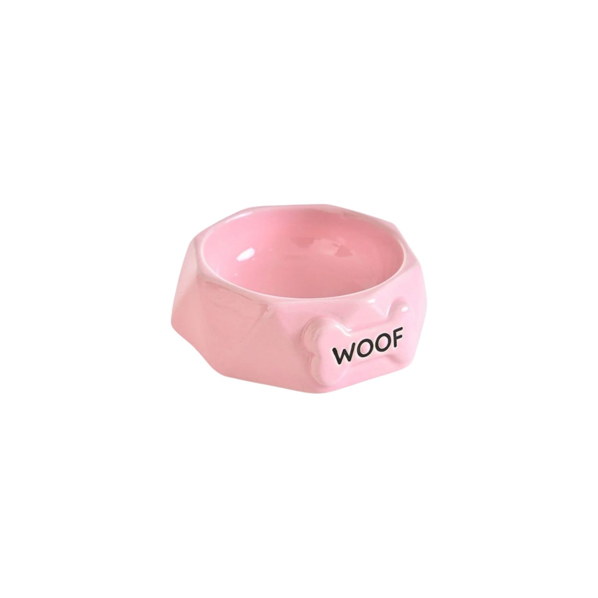 Bebedouro Porcelana Woof Rosa