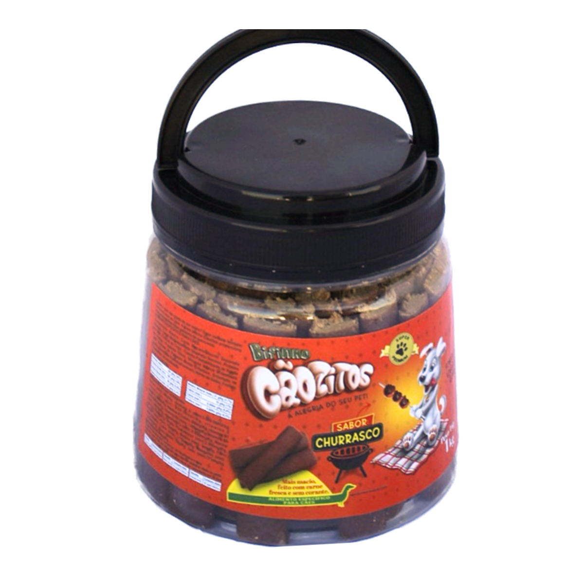 Bifinho Cãozitos Sabor Churrasco sem Corantes 1kg