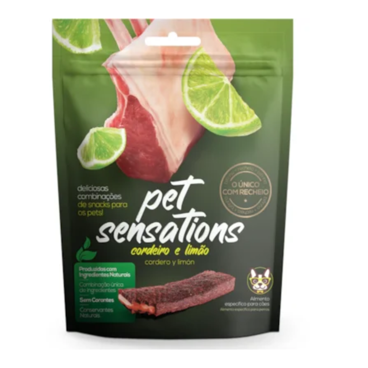 BIFINHO PET SENSATIONS CORDEIRO E LIMAO 65G