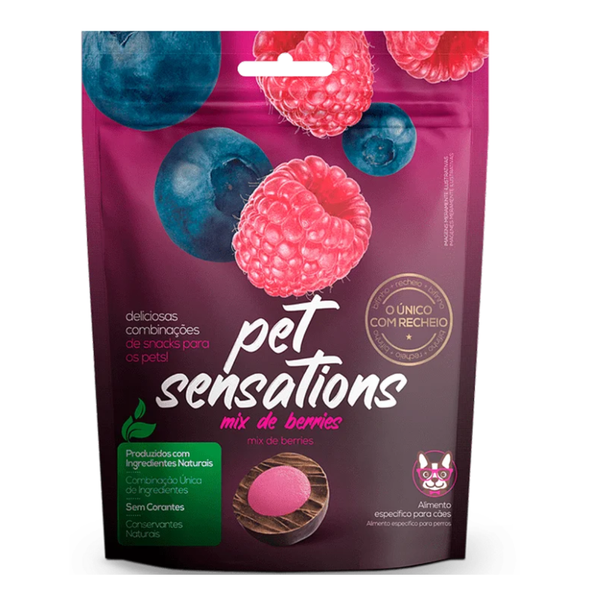 BIFINHO PET SENSATIONS MIX DE BERRIES 65G