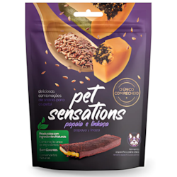 BIFINHO PET SENSATIONS PAPAIA E LINHACA 300G