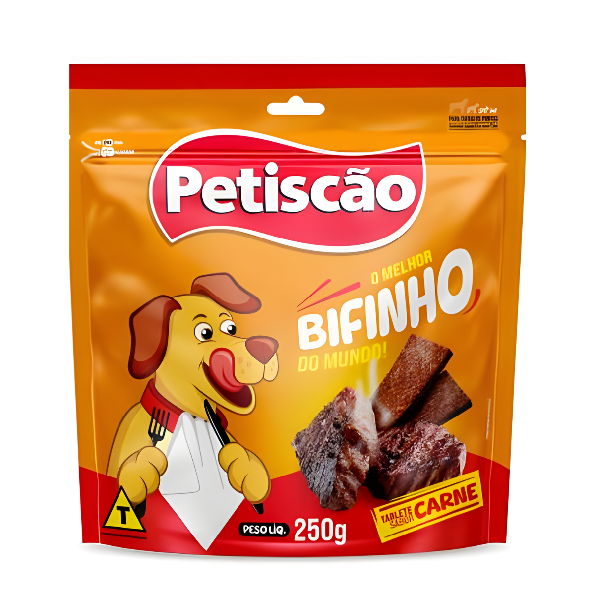Bifinho Petiscão Carne para Cães 250g