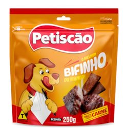 Bifinho Petiscão Carne para Cães 250g