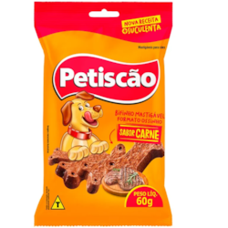 Bifinho Petiscão Carne para Cães 60g