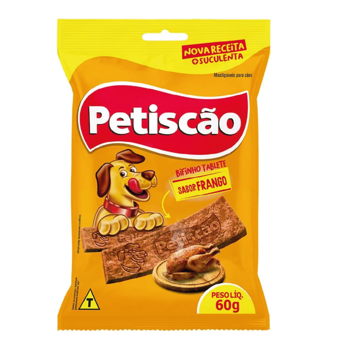 Bifinho Petiscão Frango para Cães 60g