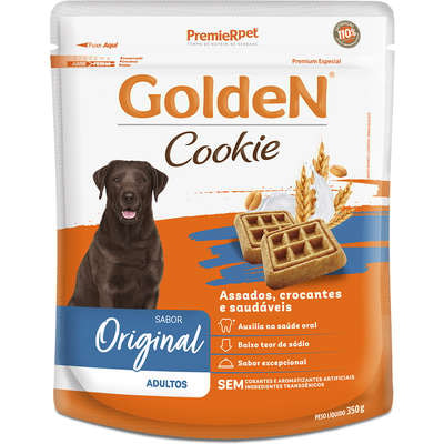 Biscoito Golden Cookie para Cães Adultos 350g - Pet Cães e Cia