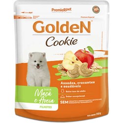 Biscoito Golden Cookie para Cães Filhotes Sabor Maçã e Aveia 350g