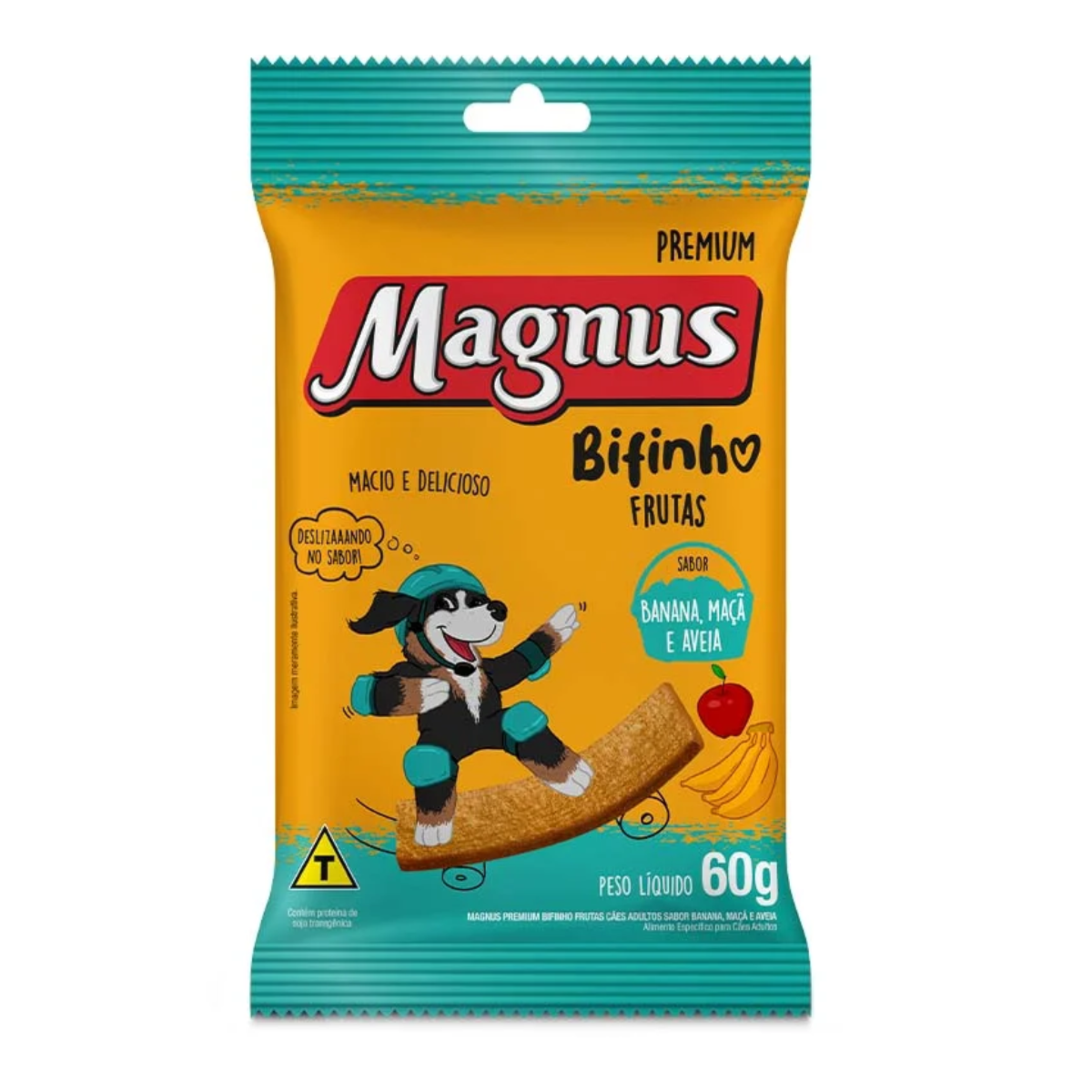 BISCOITO MAGNUS BIFINHO FRUTAS 60G