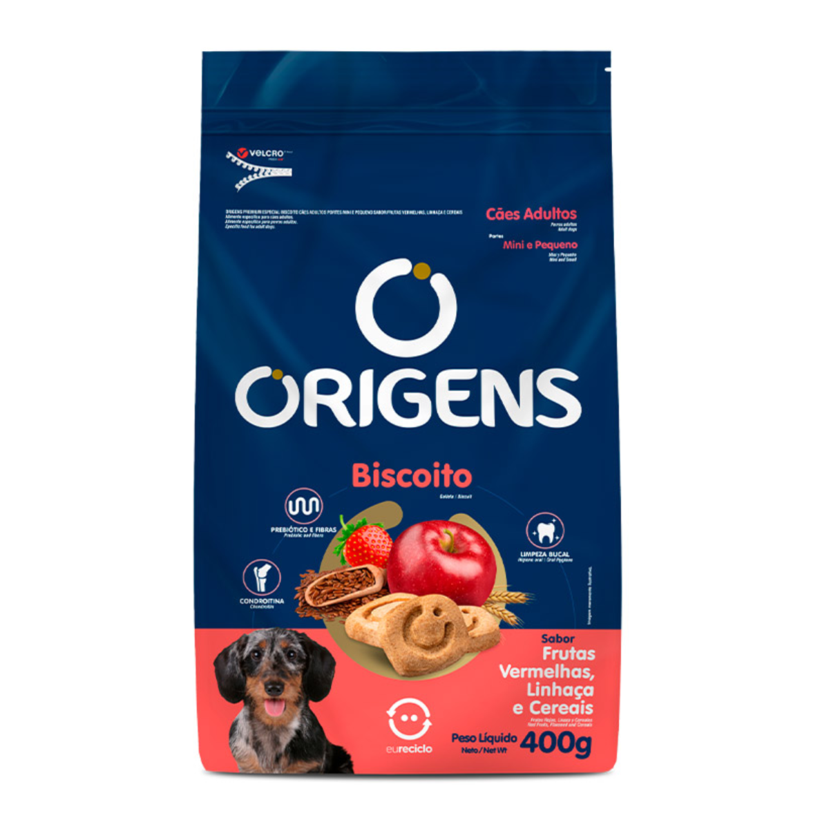 BISCOITO ORIGENS AD PP LINHAC 400G