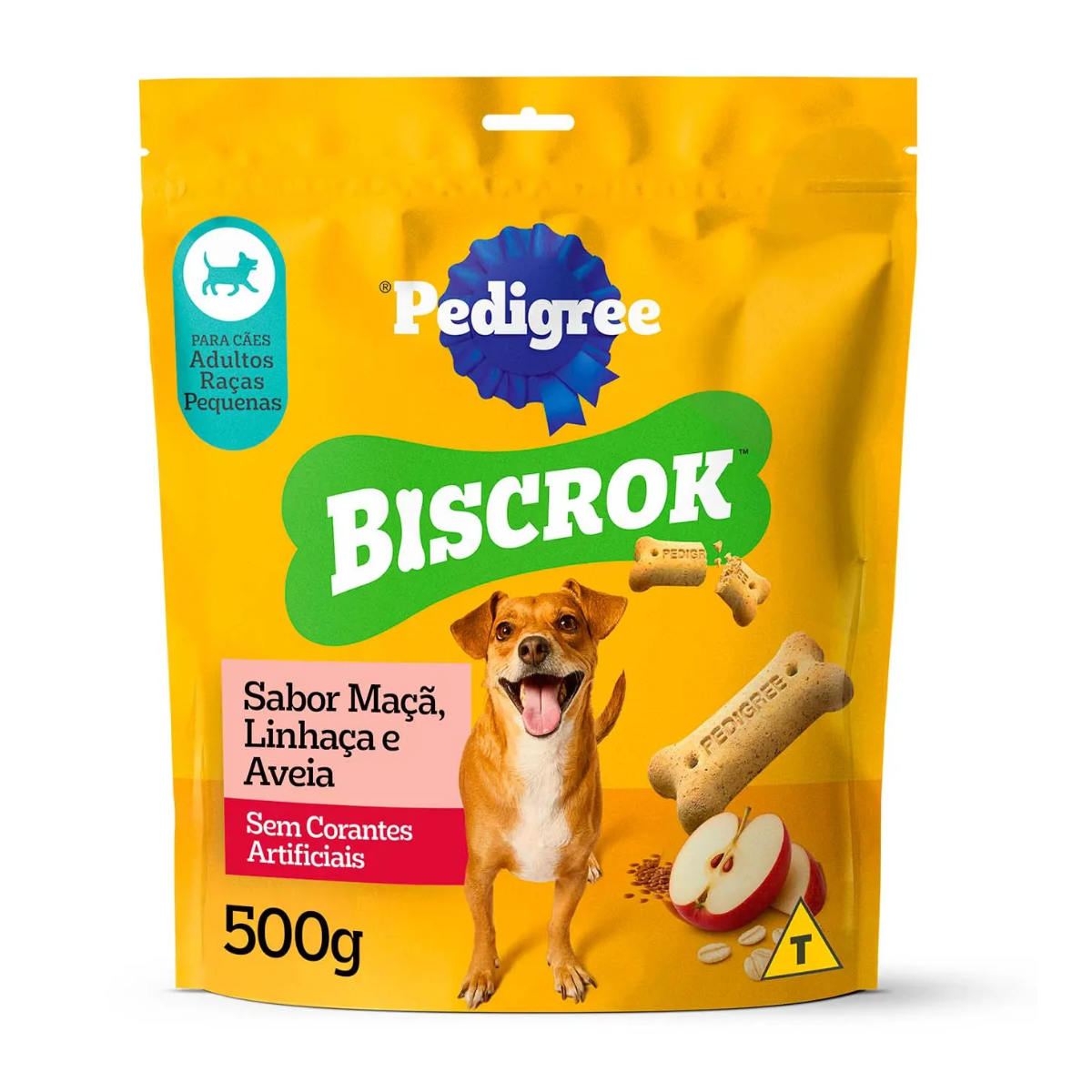 Biscoito Pedigree Biscrok Maçã 500g