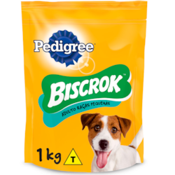 Biscoito Pedigree Biscrok Mini para Cães Adultos de Raças Pequenas Biscoito Pedigree Biscrok Mini para Cães Adultos de Raças Pequenas