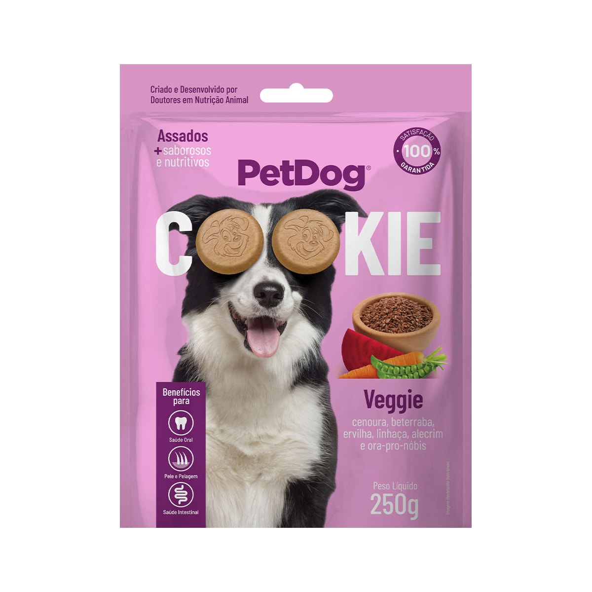 Biscoito Pet Dog Cookie Veggie para Cães