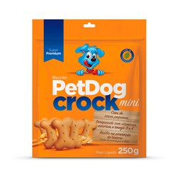 Biscoito Pet Dog Crock Mini para Cães Raças Pequenas