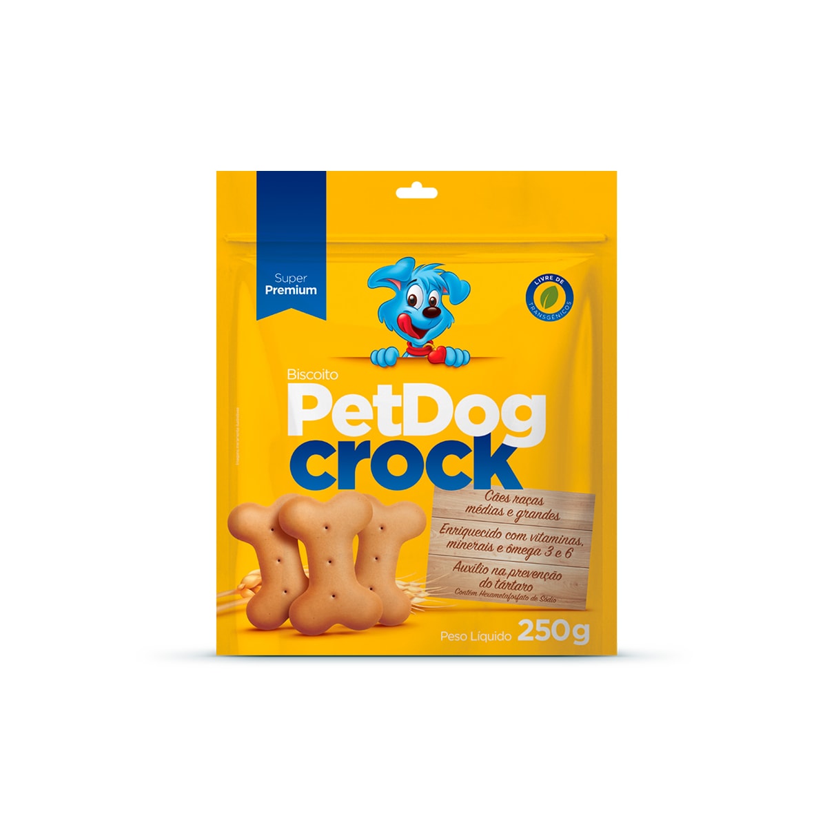 Biscoito Pet Dog Crock Tradicional para Cães