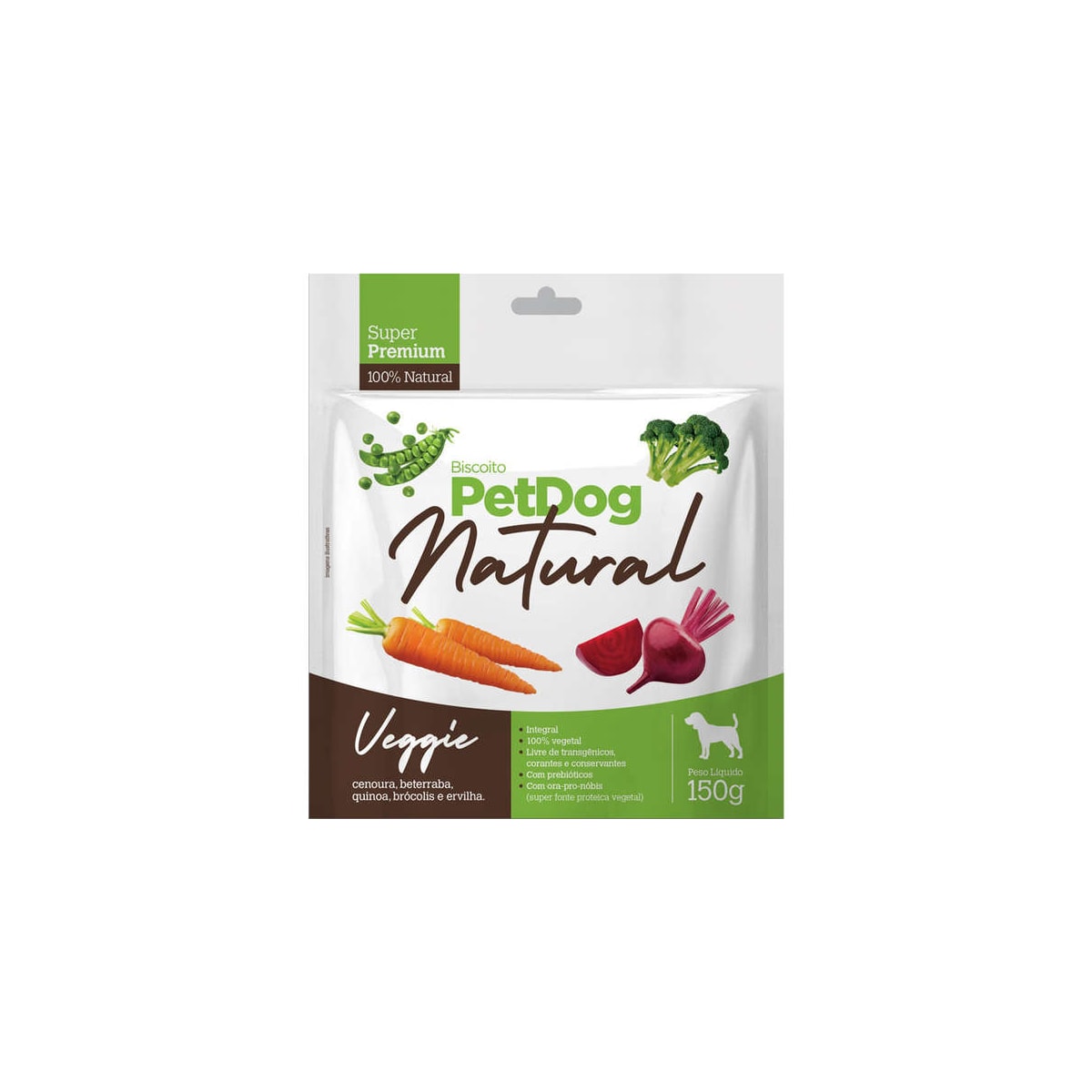 Biscoito Petdog Natural Veggie 150g