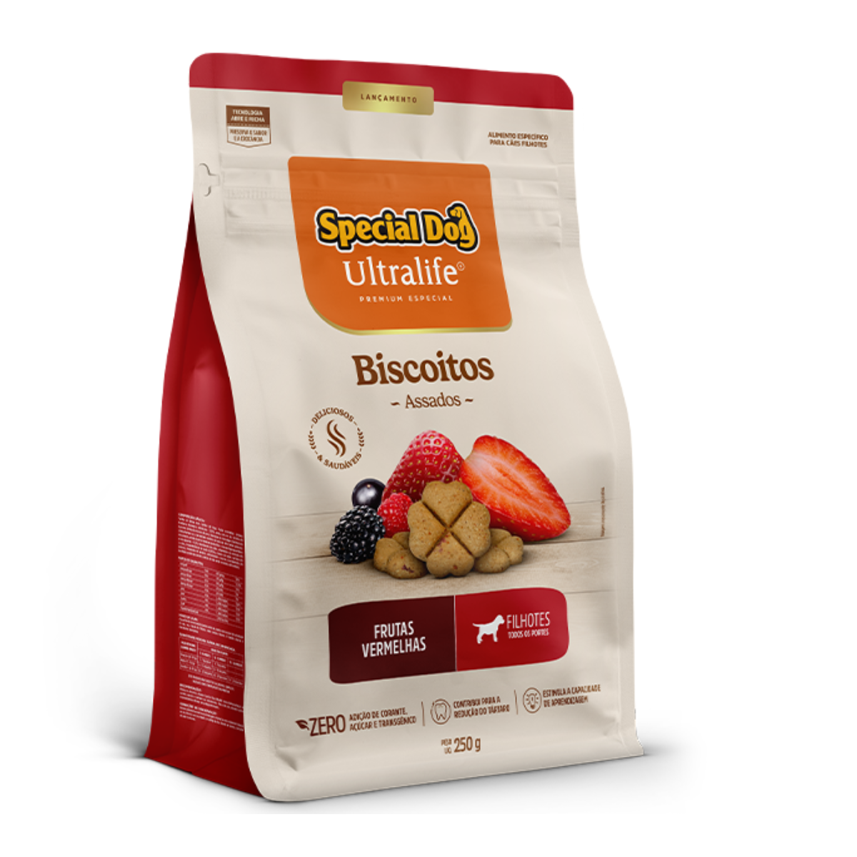 Biscoito Special Dog Filhotes Frutas Vermelhas 250g