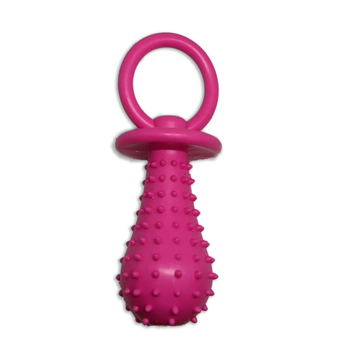 Brinquedo Mordedor Borracha para Cachorro Chupeta Rosa