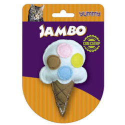BRINQUEDO YUMMY CAT SORVETE BRANCO ( MANGO PET)
