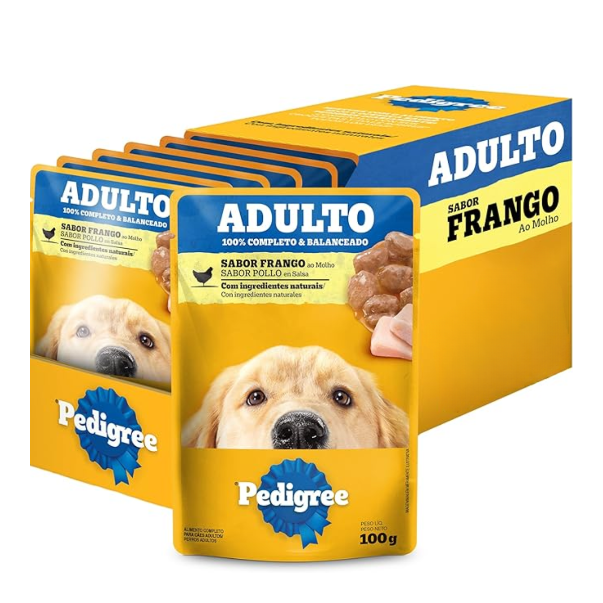 Caixa Sachê Pedigree Frango ao Molho 100g