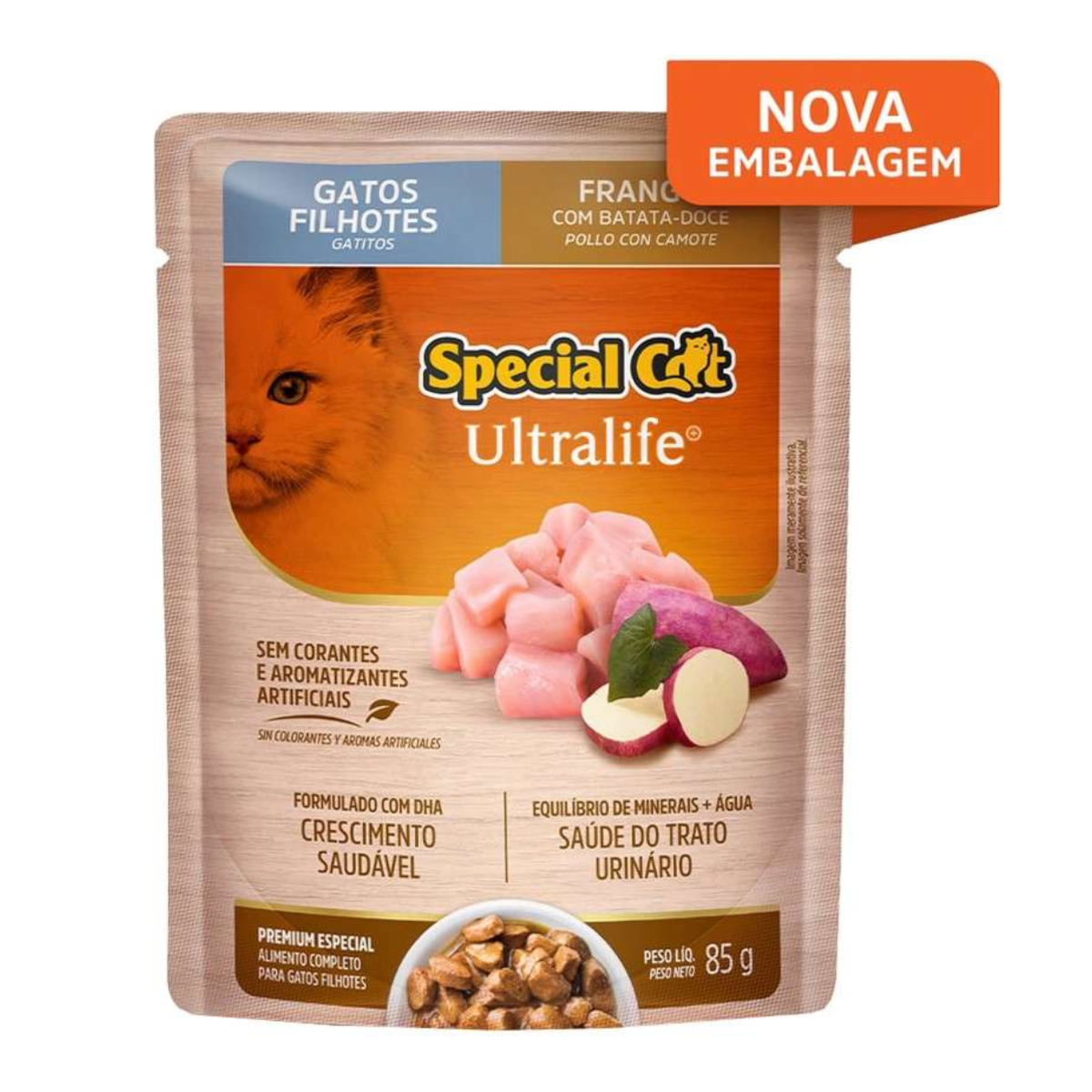 CAIXA SACHE SPECIAL CAT FILHOTE  85GR (PAGUE 10 E LEVE 12 )