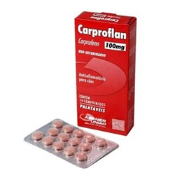 Carproflan 100mg - Caixa com 14 Comprimidos
