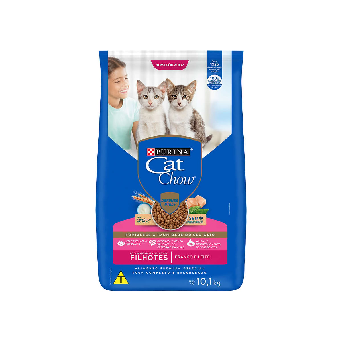 CAT CHOW GATOS FILHOTES FRANGO E LEITE