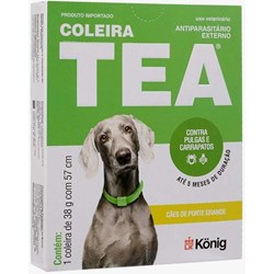 Coleira Antiparasitária Tea Konig 57 cm para Cães