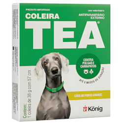 Coleira Antiparasitária Tea Konig para Cães 38g