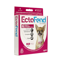 Coleira EctoFend Rosa para Cães Fêmeas 48 cm