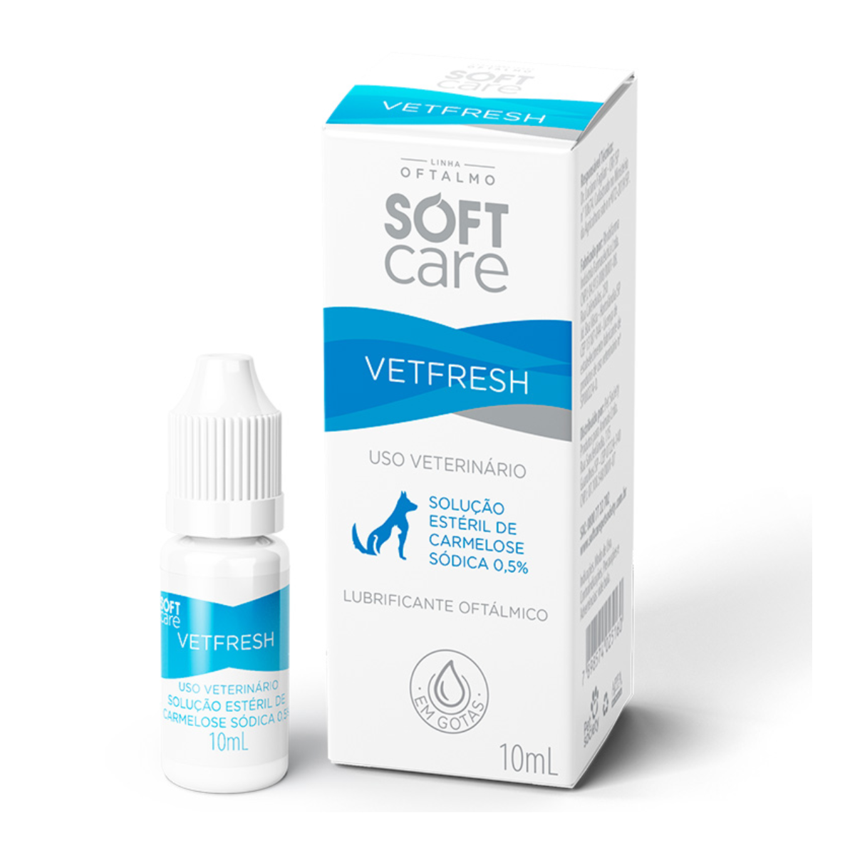 Colírio Soft Care Vetfresh para Cães e Gatos 10ml