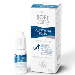 Colírio Soft Care Vetfresh Plus para Cães e Gatos 10ml