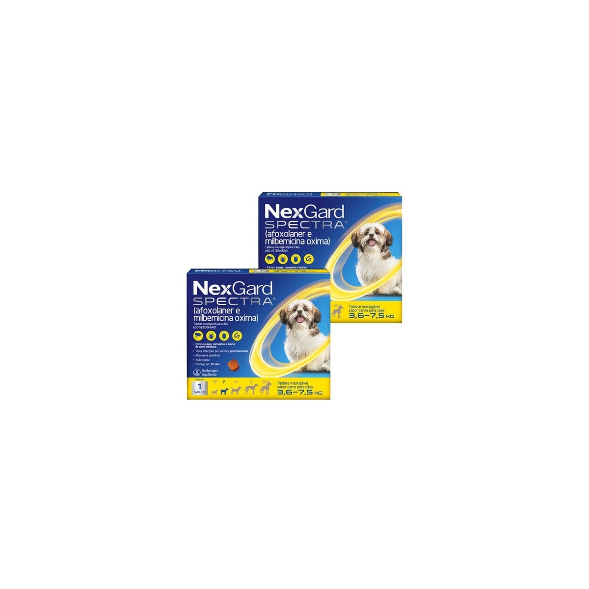 Combo 2 Nexgard Spectra 3,6 A 7,5kg