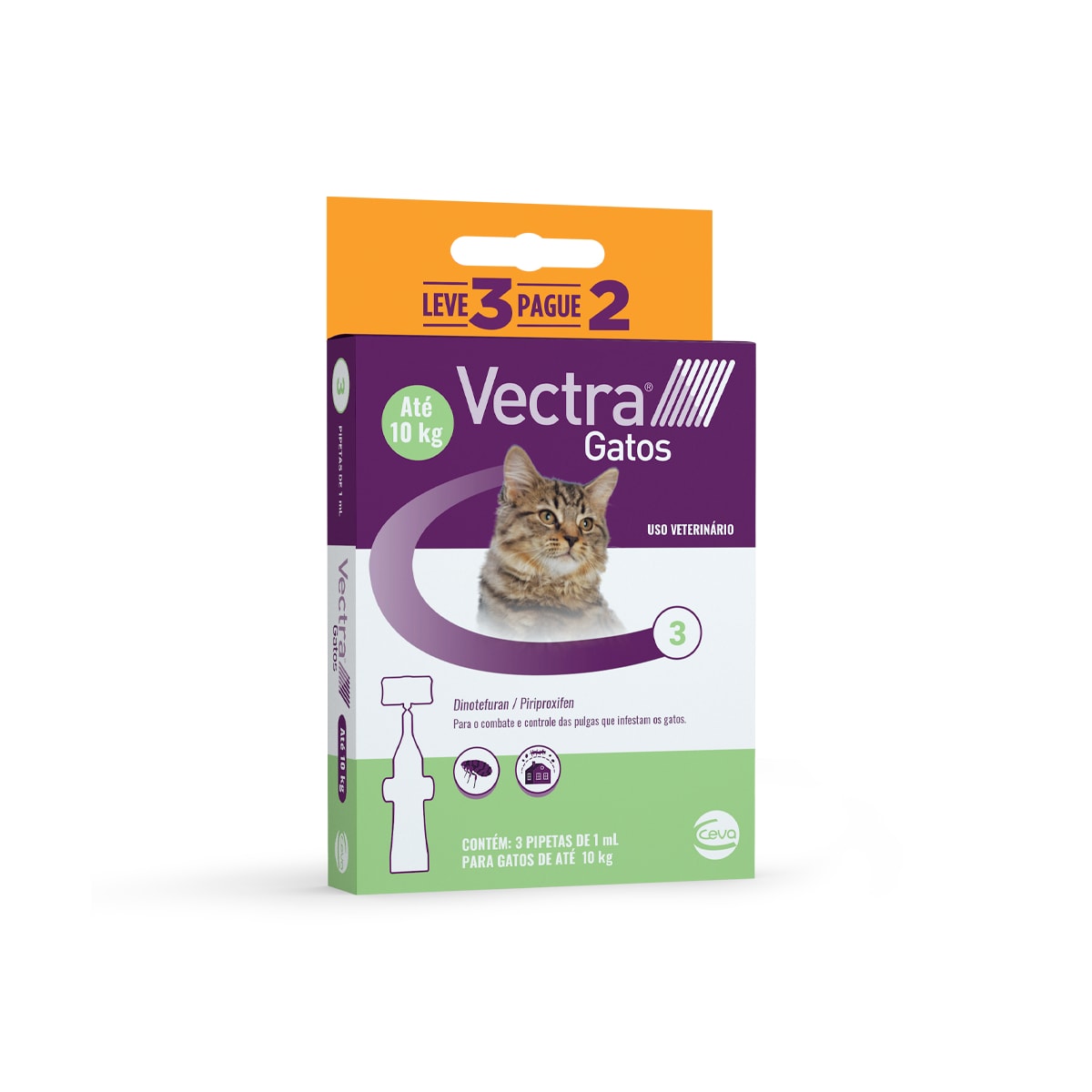 Combo Anti Pulgas Vectra para Gatos