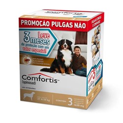 Combo Antipulgas Comfortis Elanco 1620mg - Cães de Cães 27kg a 54Kg