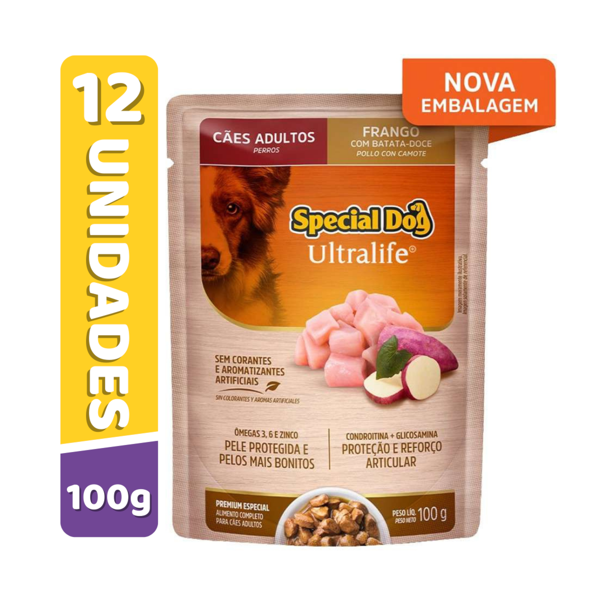 Combo Sache Special Dog Adulto Frango 100G (PAGUE 10 E LEVE 12 )