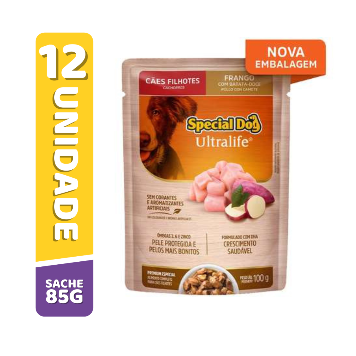 Combo Sache Special Dog Filhote Frango 100G (PAGUE 10 E LEVE 12 )