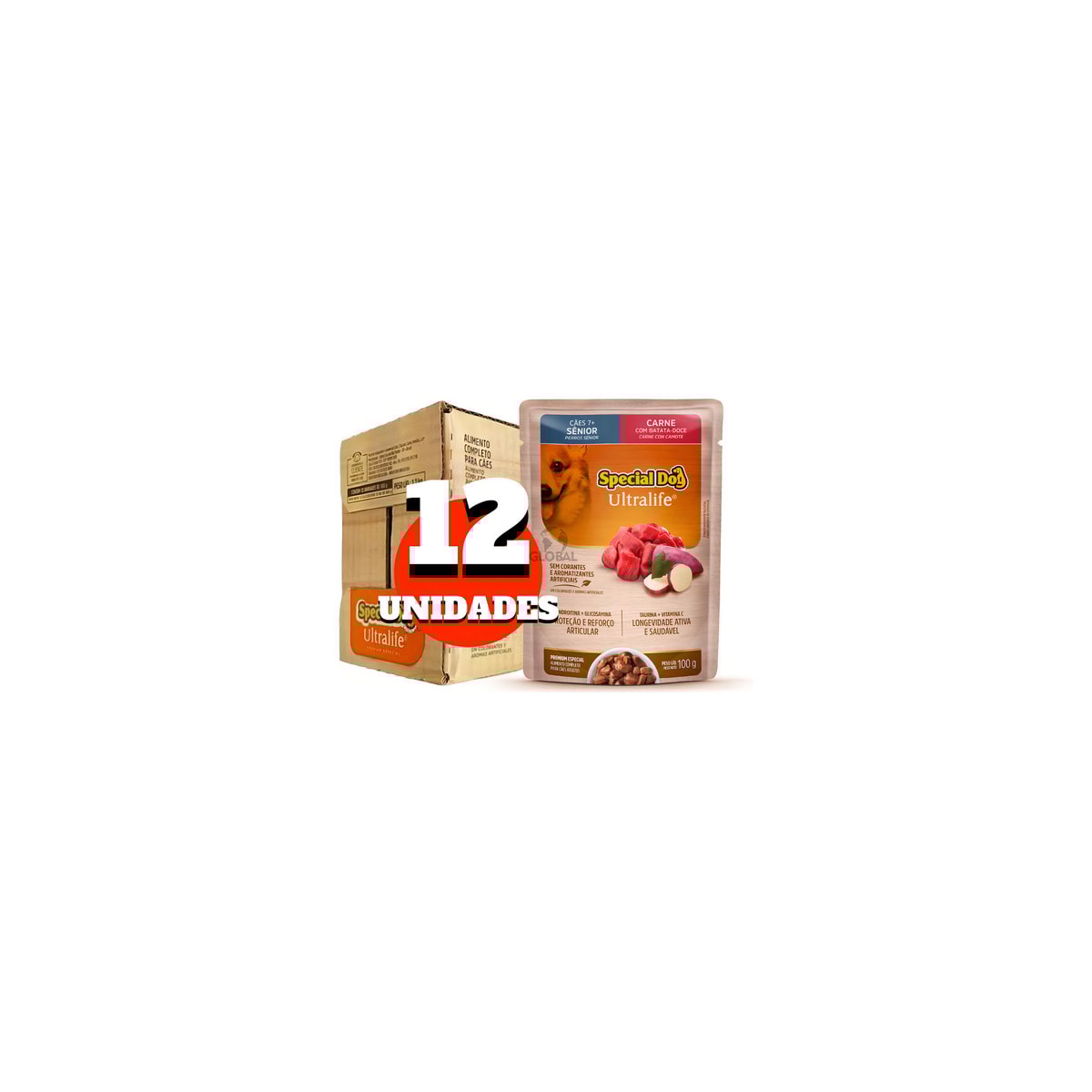 Combo Sache Special Dog Senior Carne 100G (PAGUE 10 E LEVE 12 )