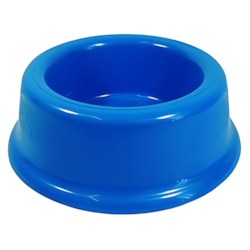 COMEDOURO PLAST. FURACAO PET AZUL